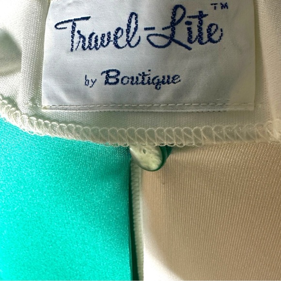 ViTG Travel-Lite Colorblock Caftan Lounge Dress 70,s, 80,s, lightweight, flowy - Picture 5 of 10